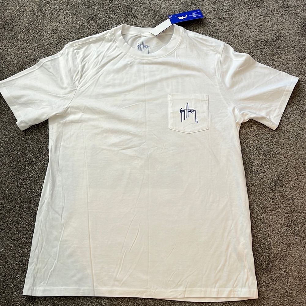 NEW w Tags - Guy Harvey Men's Pocket T-Shirt - Size L